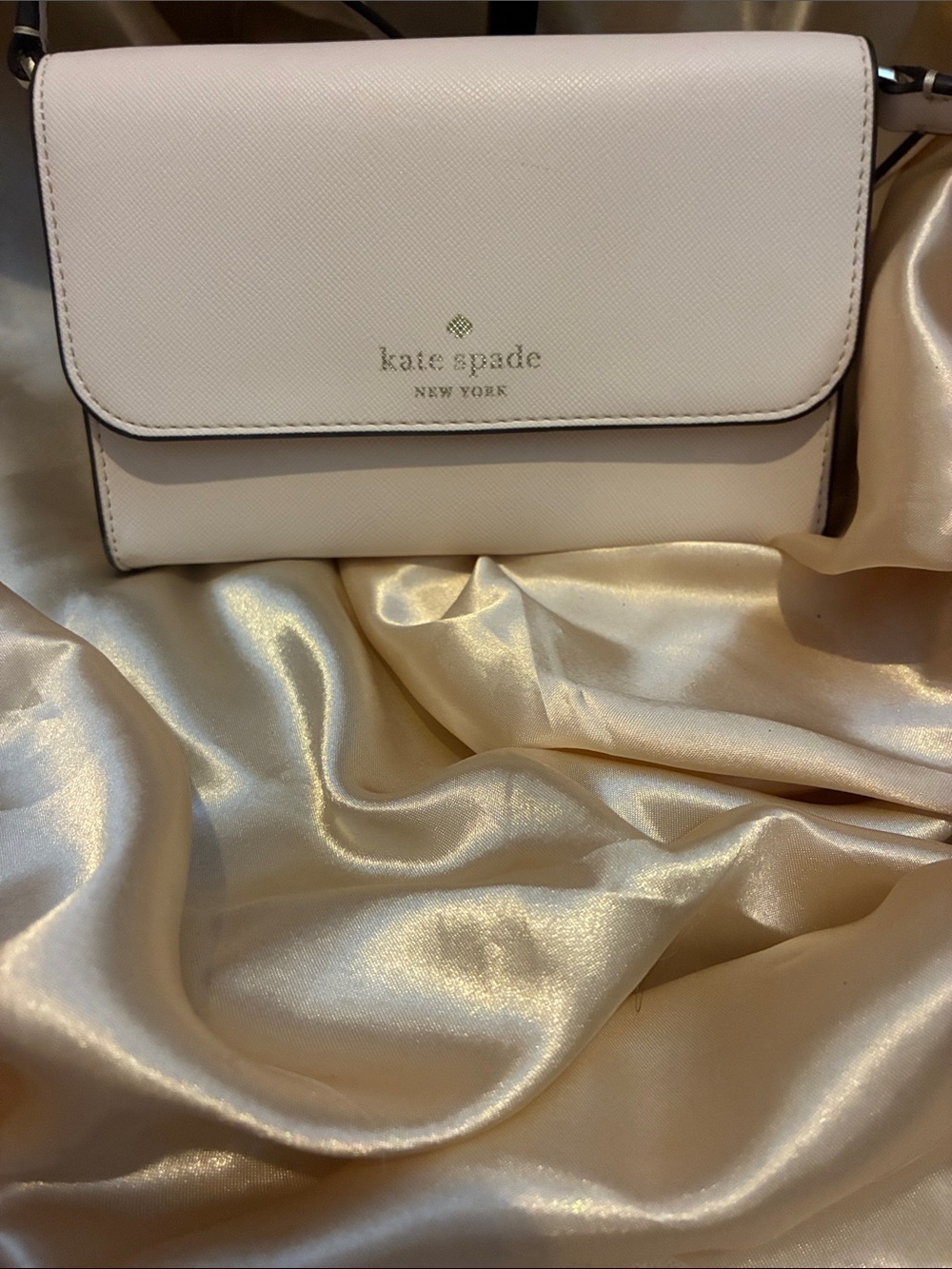 kate spade cream saffiano crossbody bag
